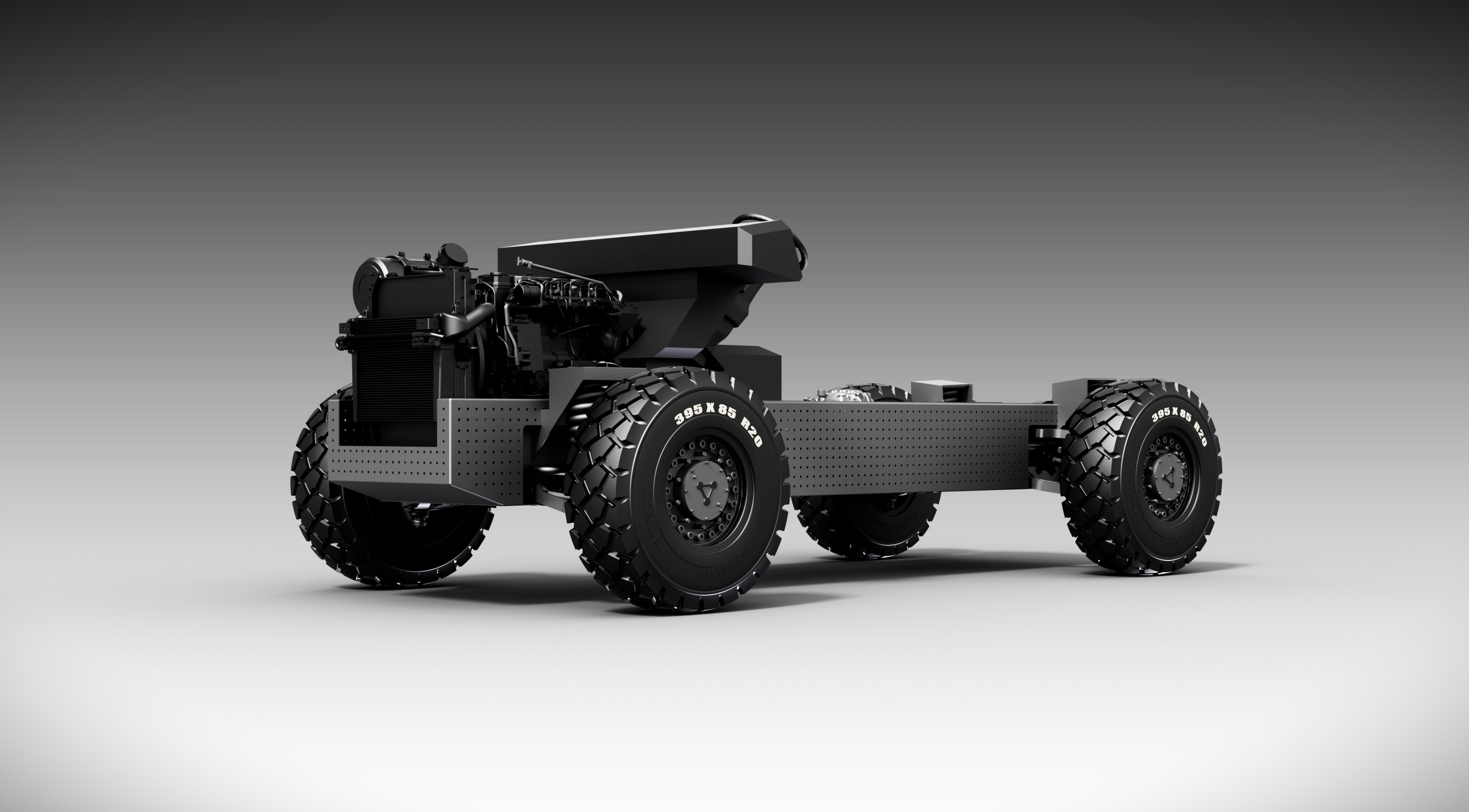 FGD 4×4 integrated powerpack — engine, cooling and chassis